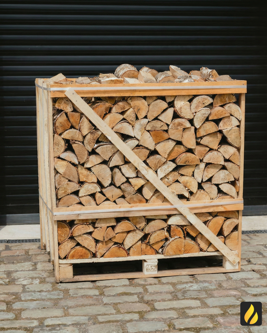 Kiln Dried Birch Firewood - 400kg Crate