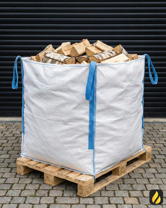 Natural Irish Hardwood Firewood - Tonne Bag