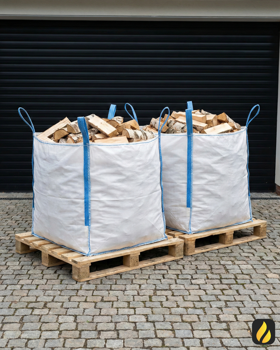 Natural Irish Hardwood - 2 Tonne Bag Bundle