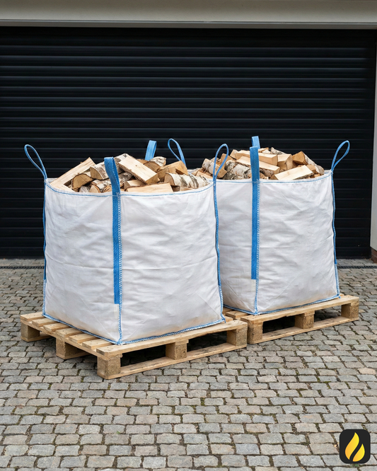 Natural Irish Hardwood - 2 Tonne Bag Bundle